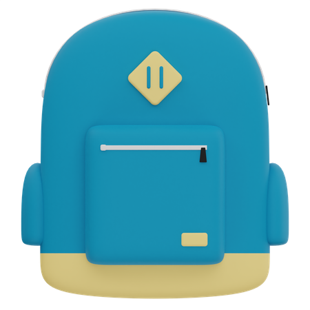 School Bag  3D Illustration