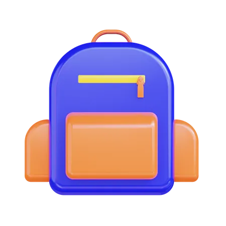 School Bag  3D Illustration