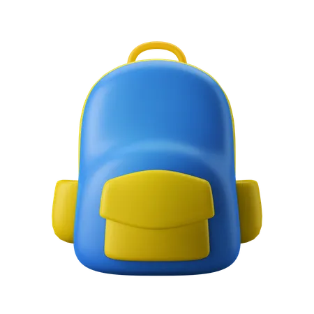 School Bag  3D Illustration