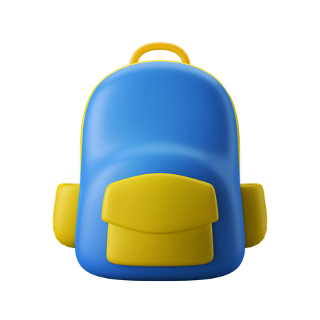 School Bag 3D Illustration