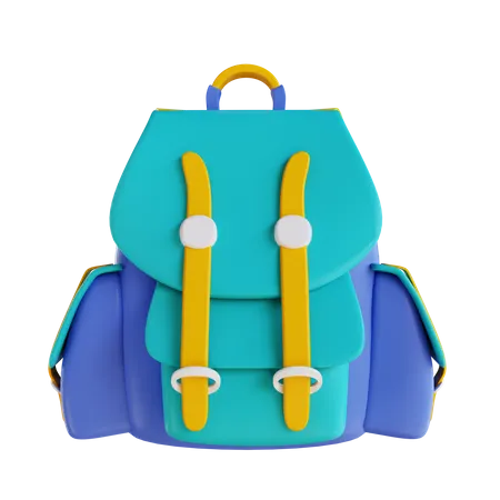 School Bag 3D Icon