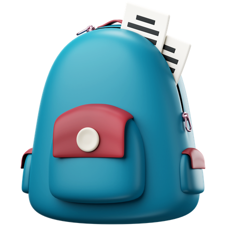 School bag 3D Icon
