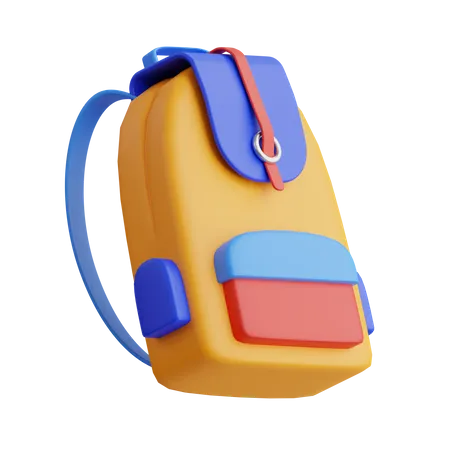 School Bag  3D Icon