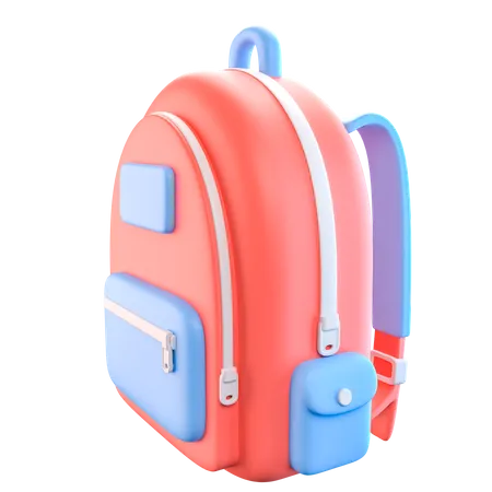 Backpack 3 D Illustration Icon 3D Icon