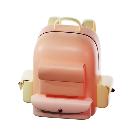 Backpack Education Icon 3D Icon