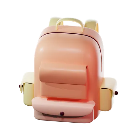 School Bag  3D Icon