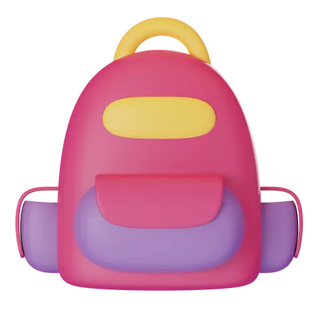 Backpack 3 D Icon 3D Icon
