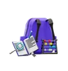 School Bag With Books