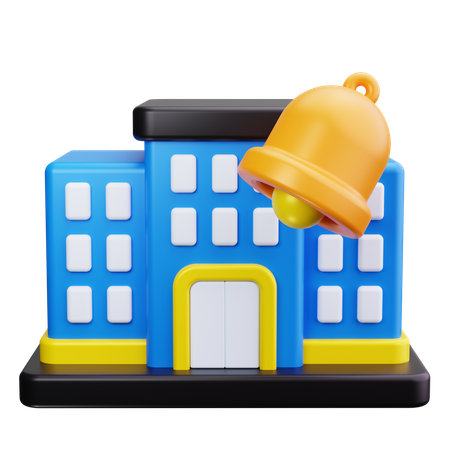 School Bell  3D Icon