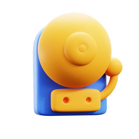 School Bell  3D Icon