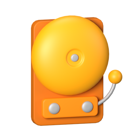 School Bell  3D Icon