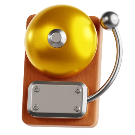 School Bell  3D Icon