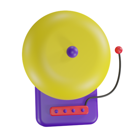 School Bell  3D Icon