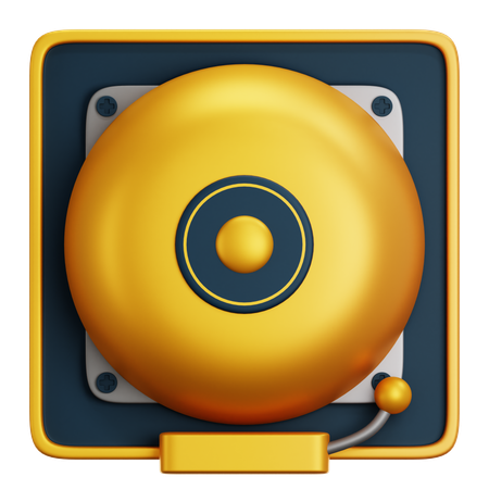 School Bell  3D Icon