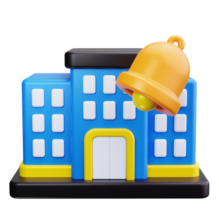 School Bell  3D Icon