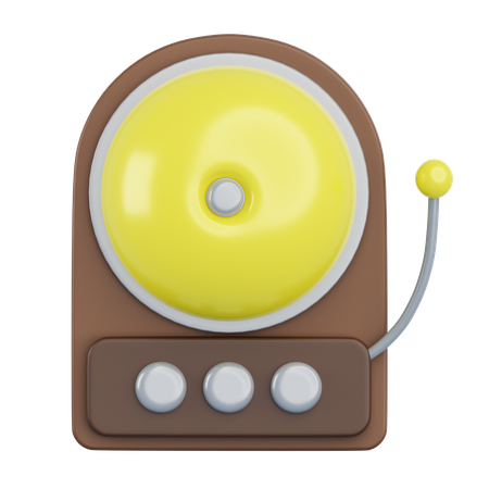 School Bell  3D Icon