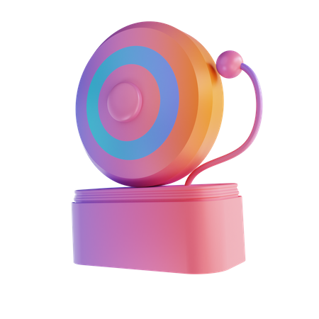 School Bell  3D Illustration