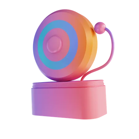 School Bell  3D Illustration