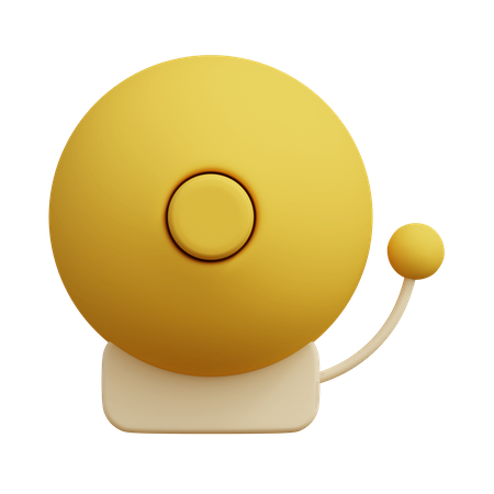 School Bell  3D Illustration