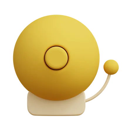 School Bell  3D Illustration