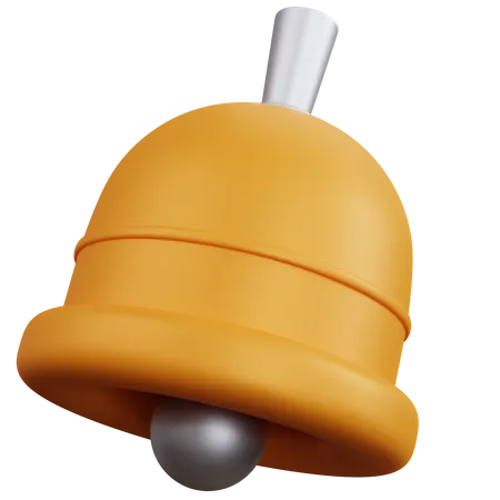 3 D Rendering Hand Bell Isolated 3D Icon