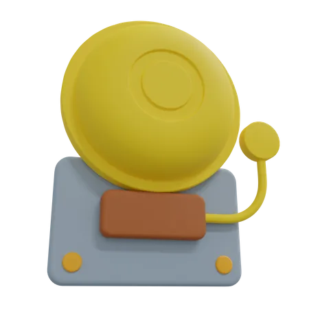 School Bell Illustration 3D Icon