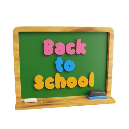 School Blackboard  3D Icon