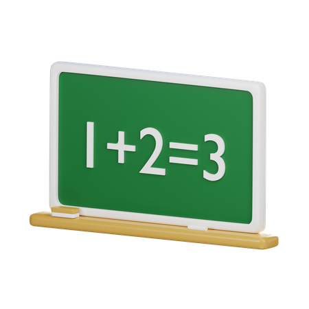 School Blackboard  3D Icon