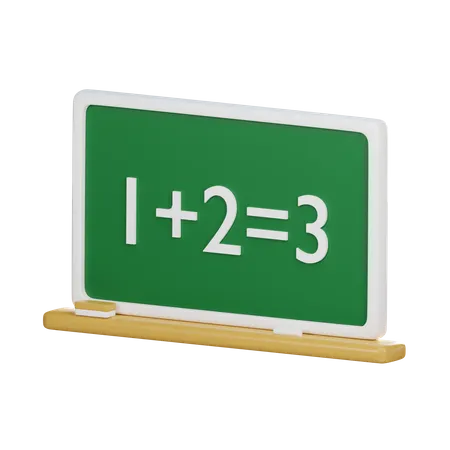 School Blackboard  3D Icon