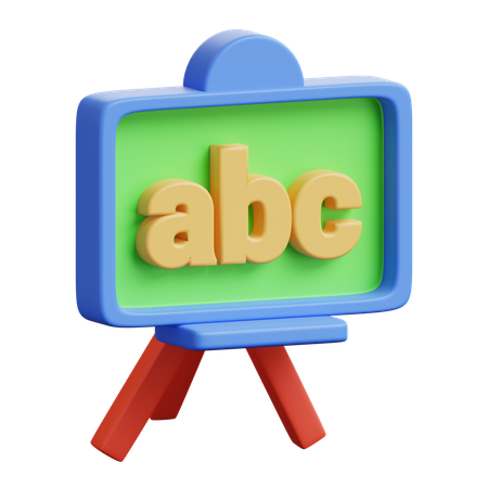 School Board  3D Icon