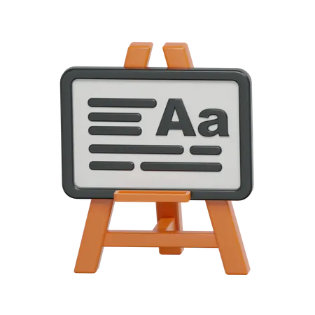 School Board  3D Icon