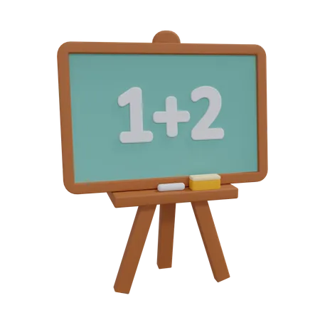 School Board Illustration 3D Icon