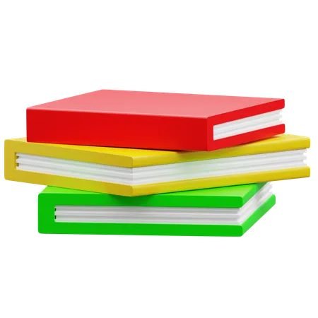 School Books  3D Icon