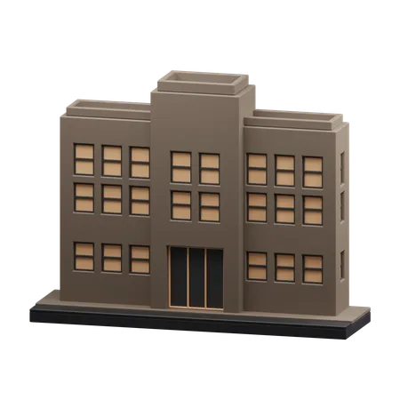 School Building Download This Itm Now 3D Icon