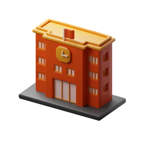 School Building Download This Item Now 3D Icon