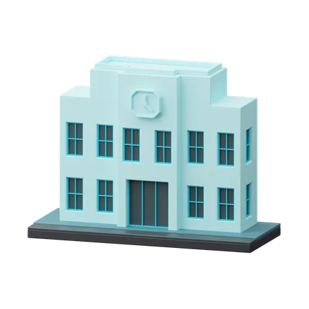 School Building Download This Item Now 3D Icon