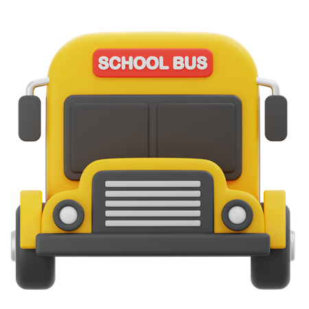 School Bus  3D Icon
