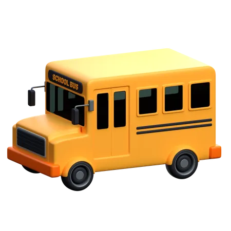 School Bus  3D Icon