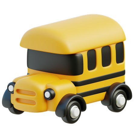 School Bus  3D Icon