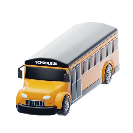 School Bus  3D Icon