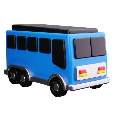 School Bus  3D Icon