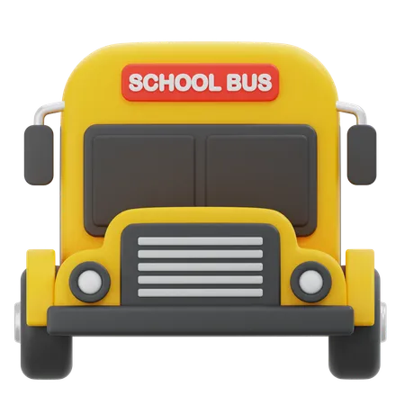 School Bus  3D Icon