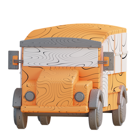 School Bus  3D Icon