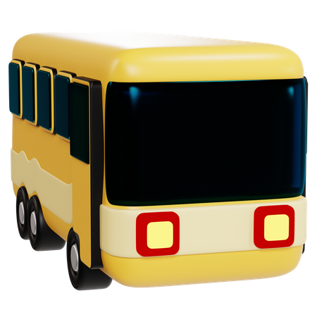 School Bus  3D Icon