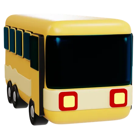 School Bus  3D Icon