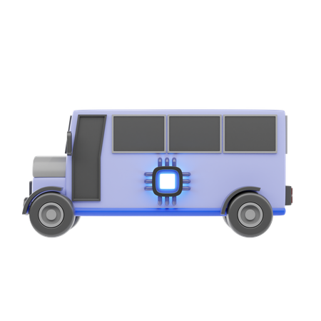 School Bus  3D Icon