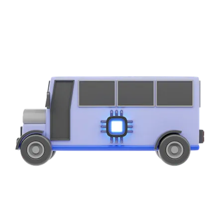 School Bus  3D Icon
