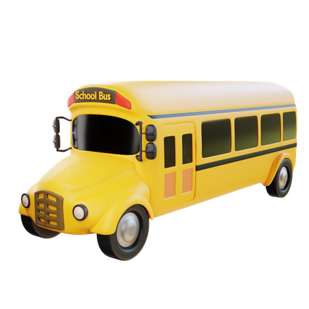 School Bus  3D Icon