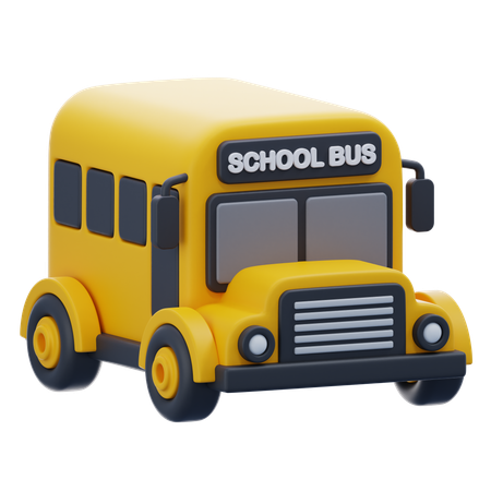 School Bus  3D Icon