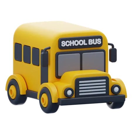 School Bus  3D Icon